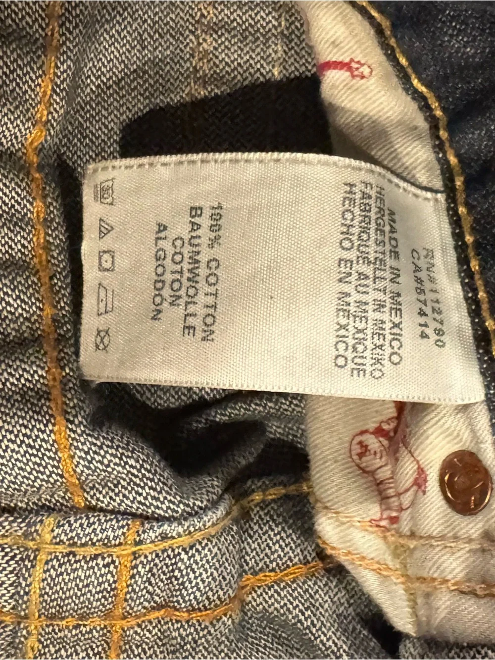 True Religion Indigo Denim Jeans
